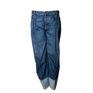 Bottega Veneta cropped folded jeans